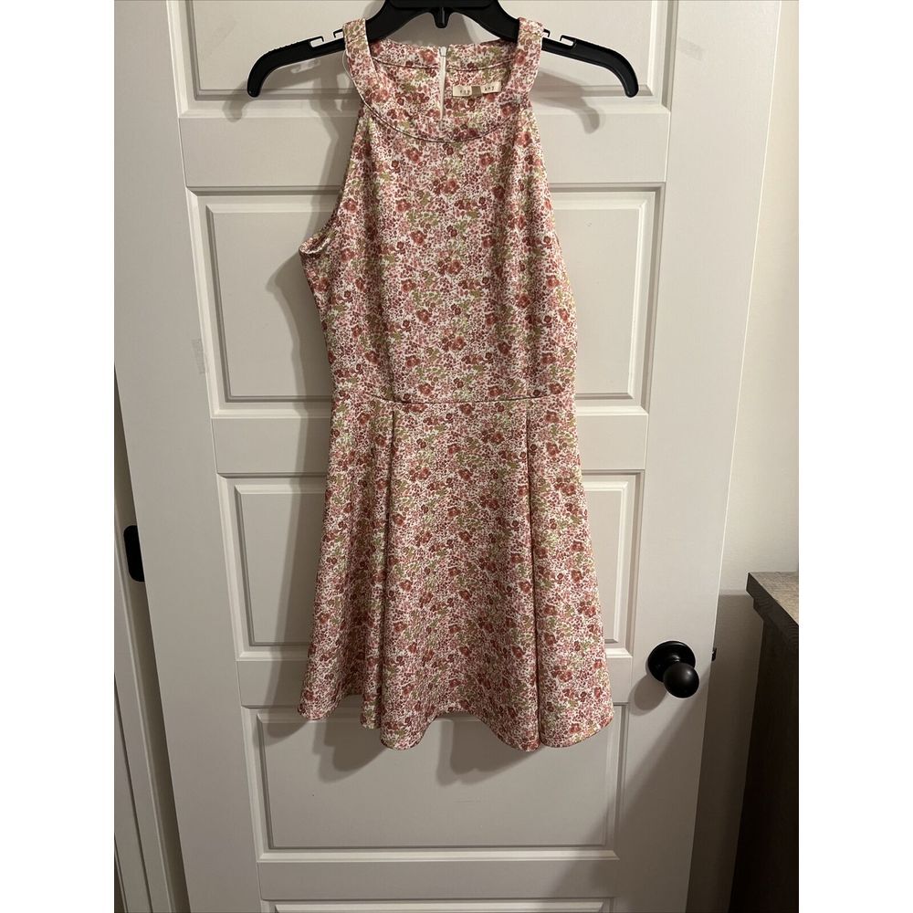 Cooper Key Dress Mauve Multicolor Floral Mid Zipper Size S‎ NWT